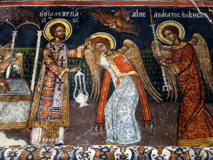 prosxwmen ta agia tois agiois 01